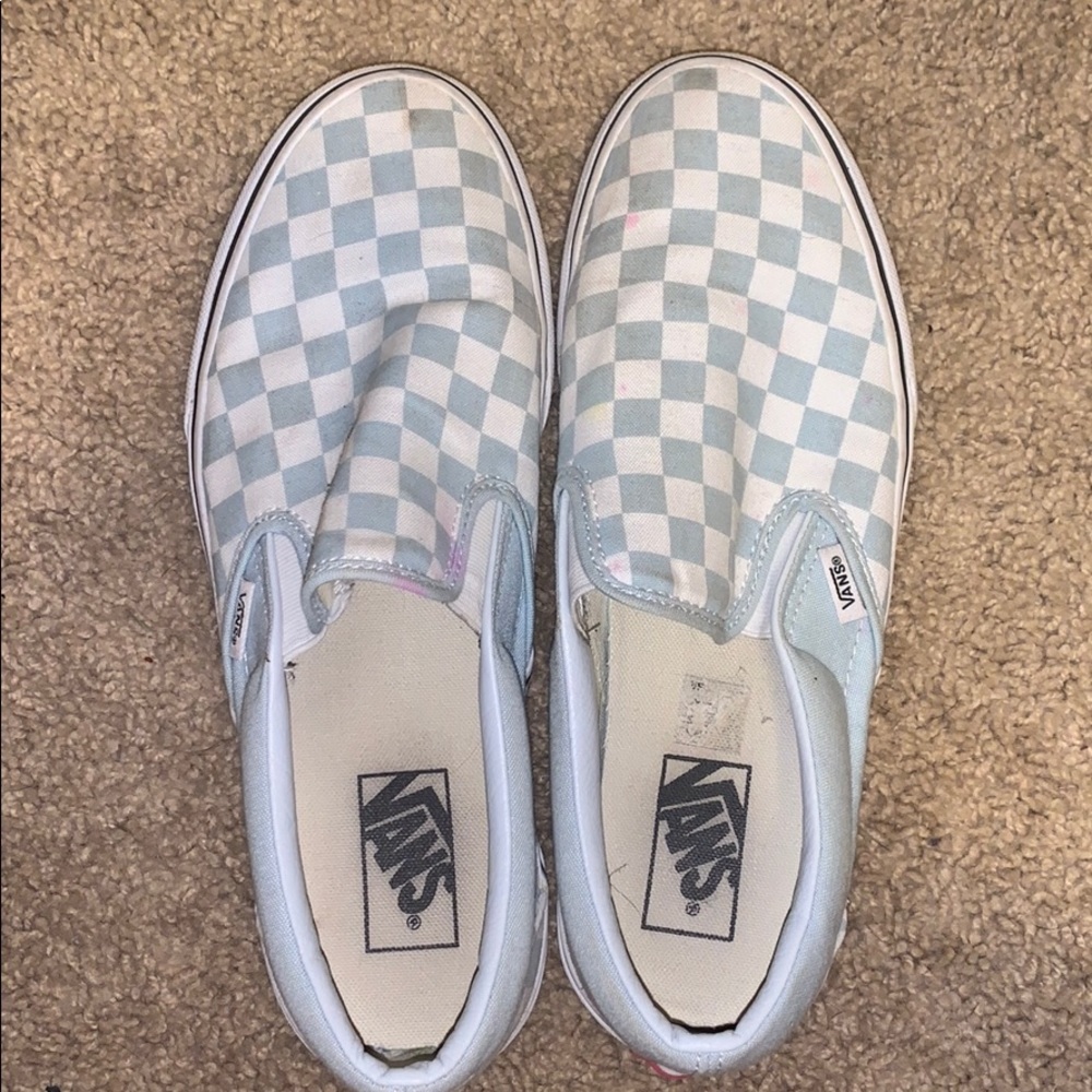 teal Vans
